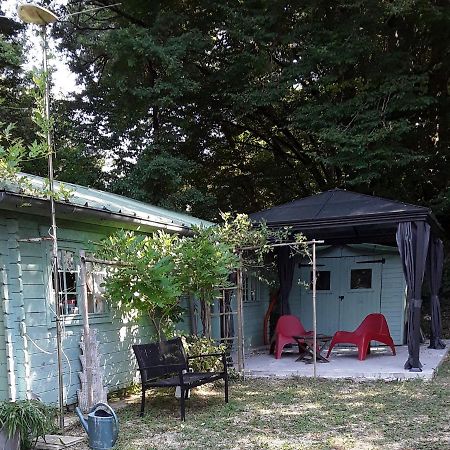 Le Chalet De La Grenouille Verte Tursac Bagian luar foto